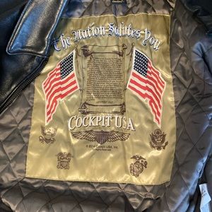 Aviator Flight Jacket. Bomber jacket